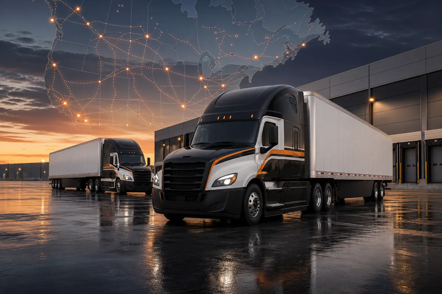 LOADMAX dry van fleet serving Canada and the United States