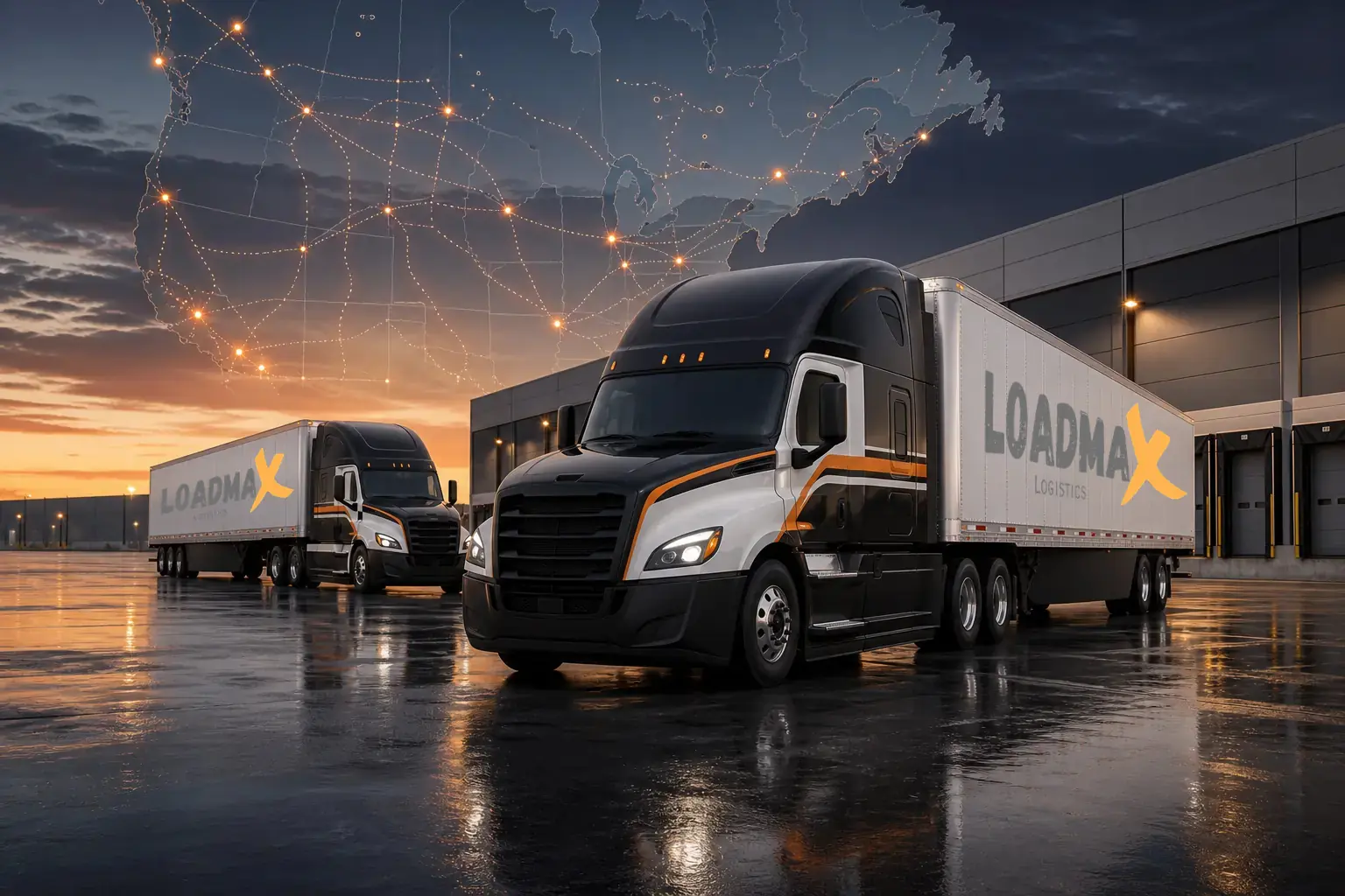 LOADMAX dry van fleet serving Canada and the United States