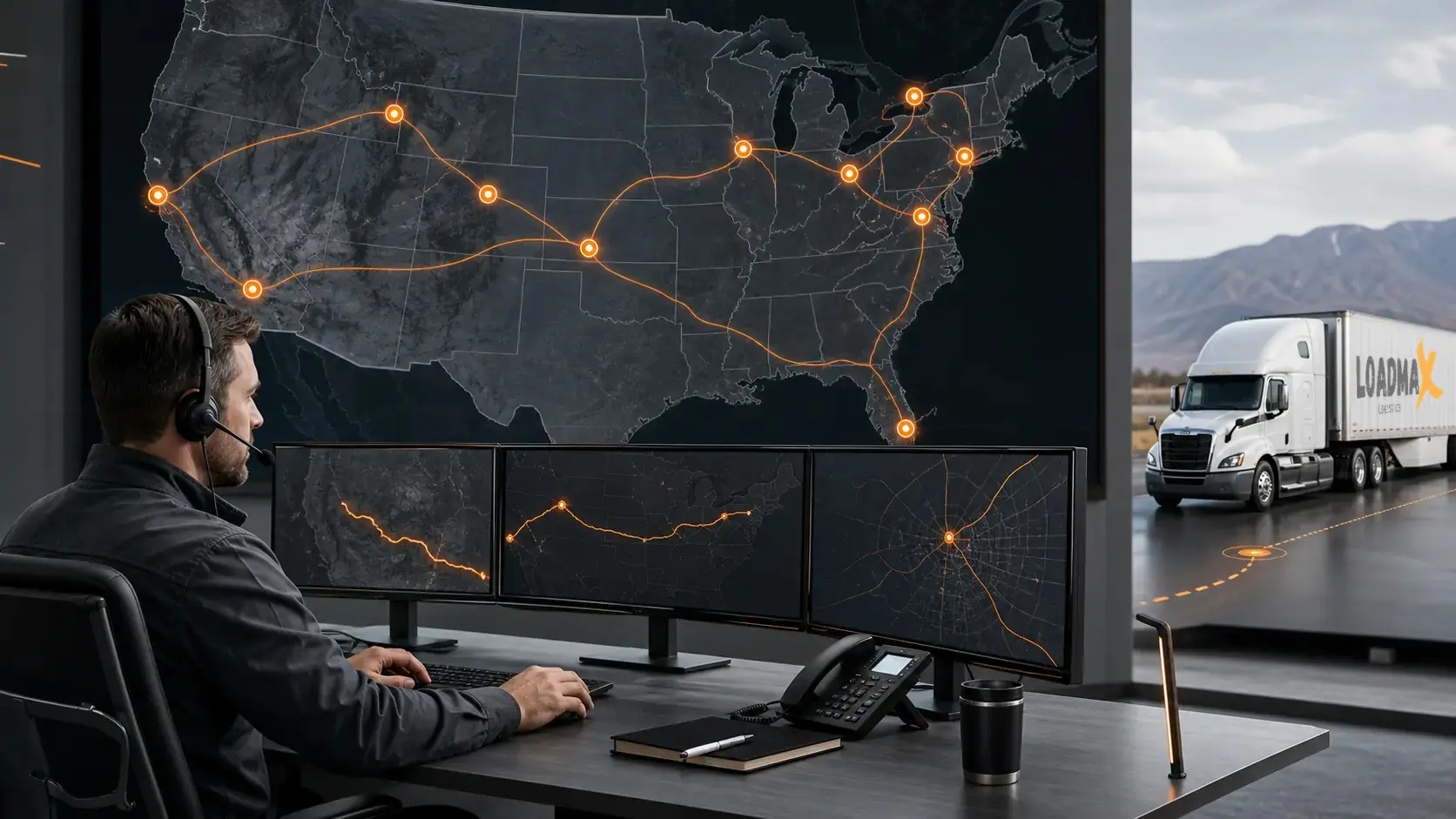 LOADMAX shipment dispatch and route coordination
